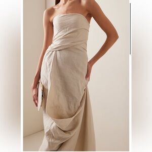 STAUD Caravaggio Dress in Cream